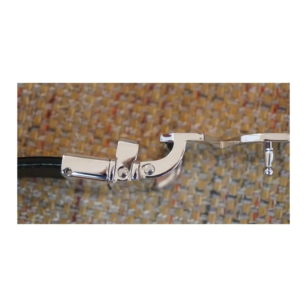 MCM Claus M Reversible Green Black Leather Belt 42 1.5